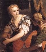 VERONESE (Paolo Caliari) Fudith with the head of Holofernes Spain oil painting artist